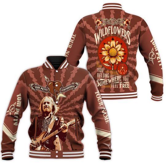 Tom Petty Wildflowers Baseball Jacket For Fan