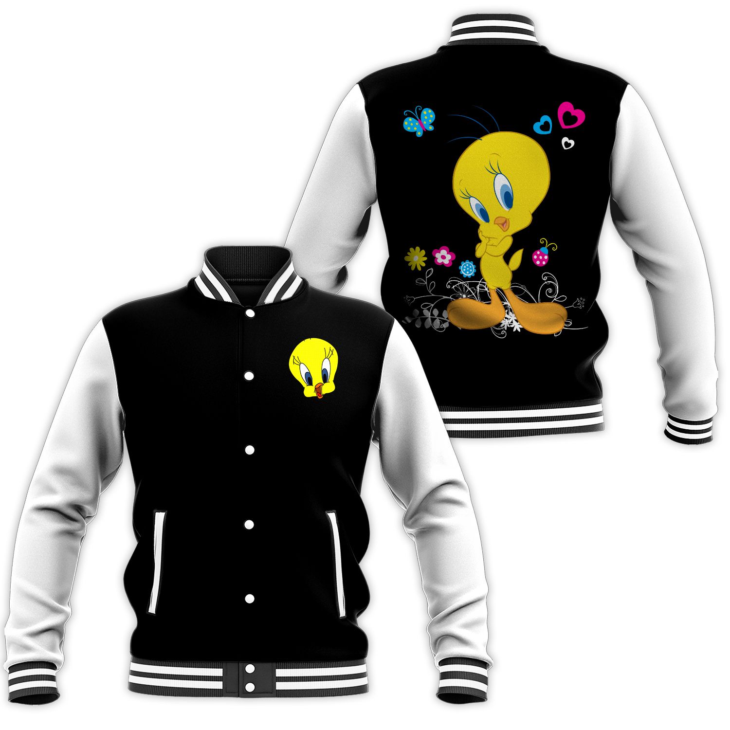 We Are Never Too Old For Tweety Bird Baseball Jacket