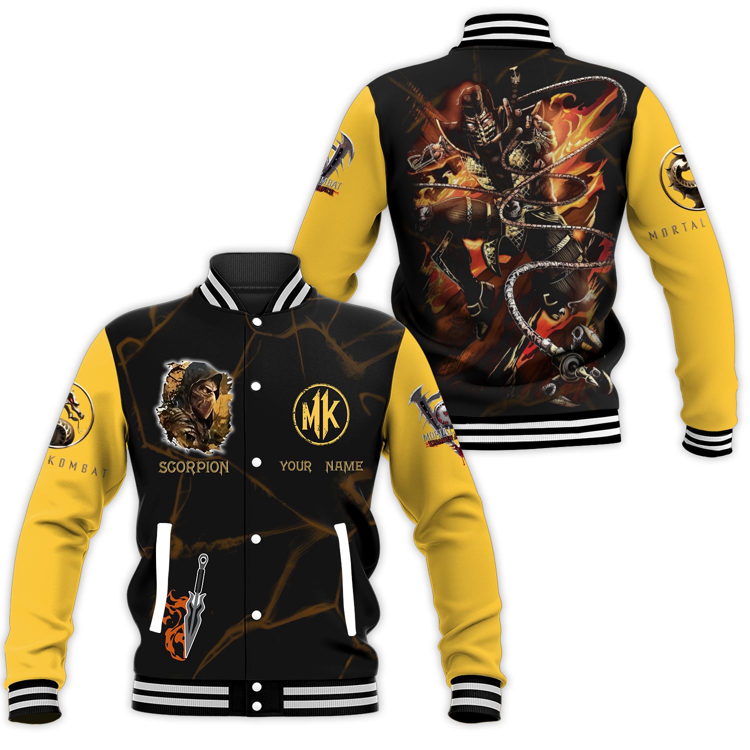 Scorpion Baseball Jacket For Fan