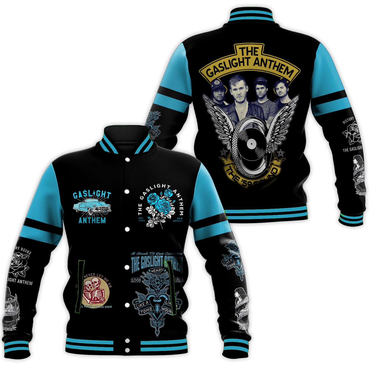 The Gaslight Anthem The 59 Sound Baseball Jacket