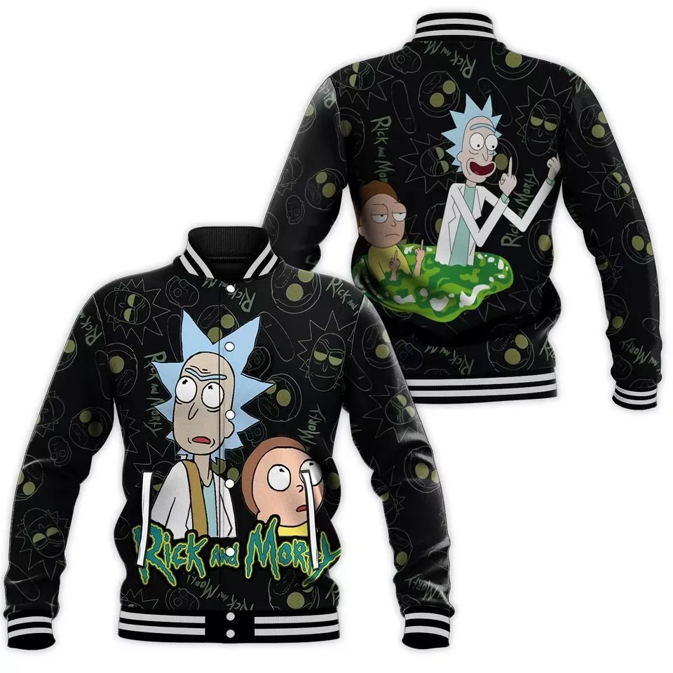 Rick And Rickandmorty Baseball Jacket Special Gift For Men Women