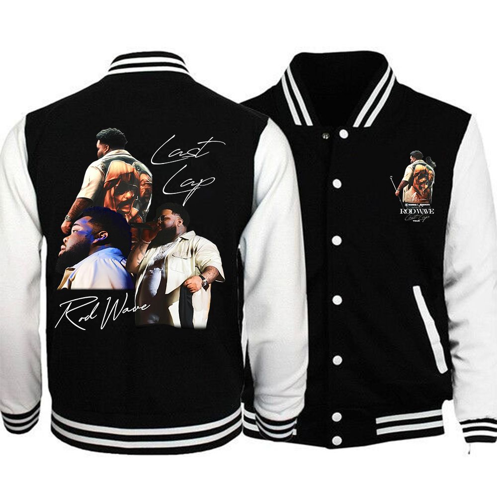 Rod Wave Last Lap Baseball Jacket
