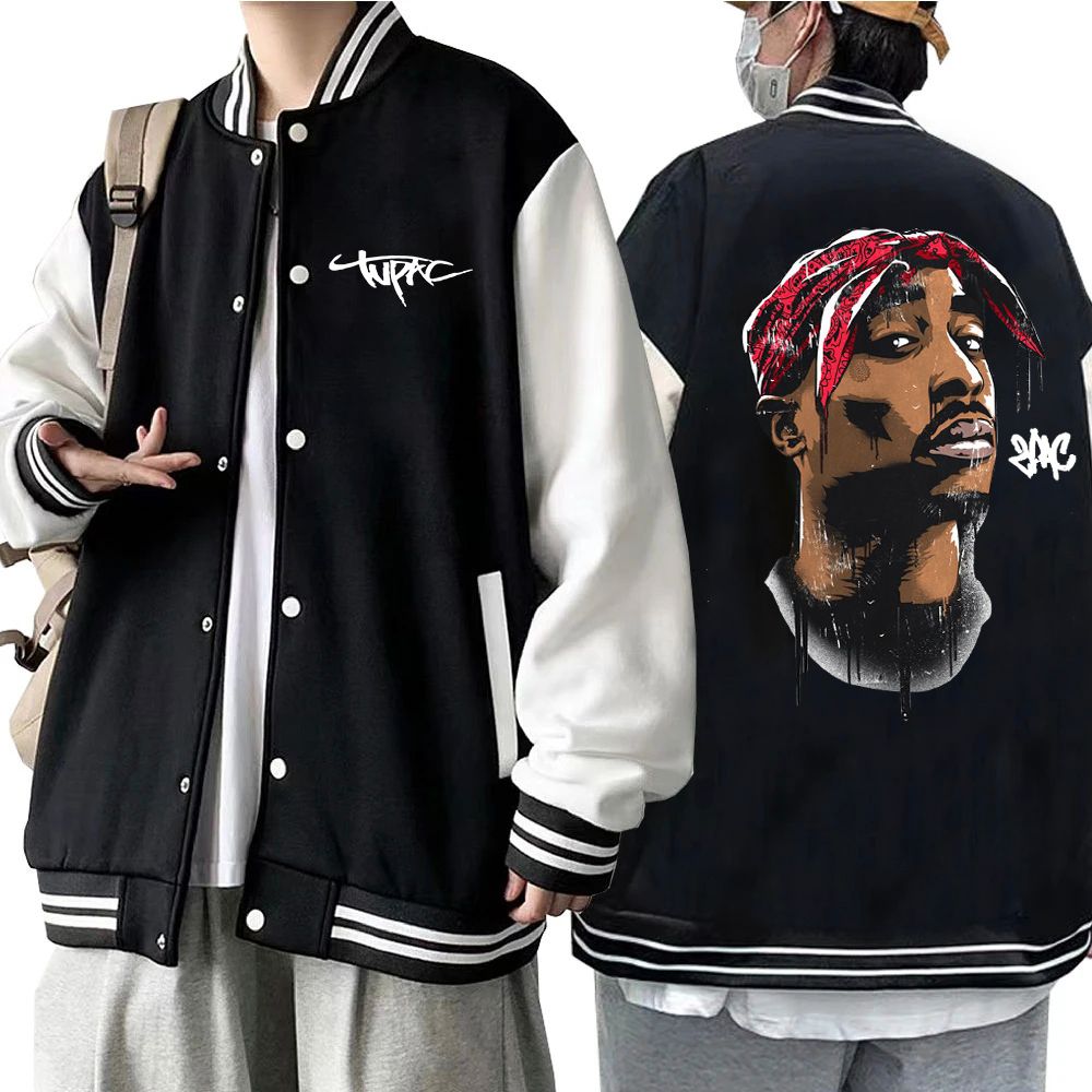 Tupac Shakur 2Pac Baseball Jacket For Fans Gift