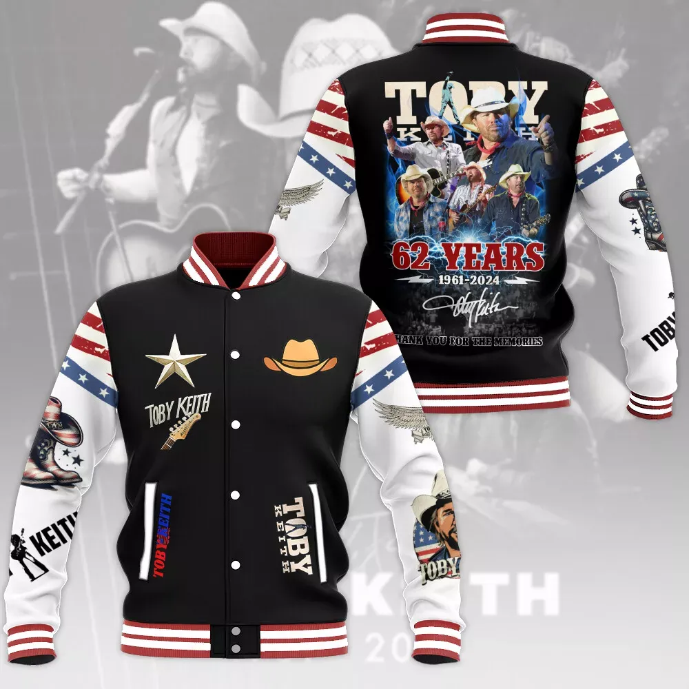 Toby Keith Music Baseball Jacket Gift For Fan