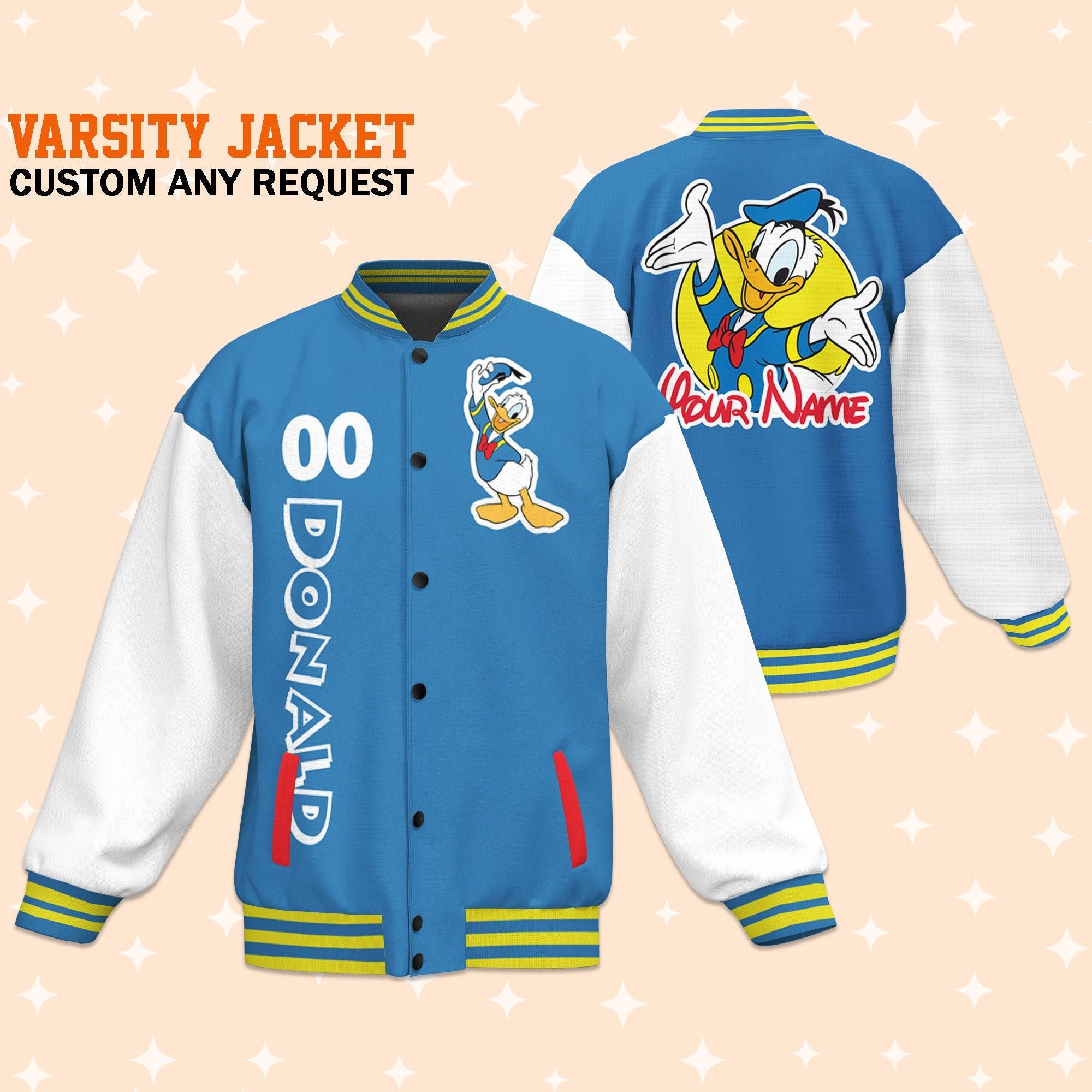 Customized Donald Blue Baseball Jacket Special Gift For Men Women