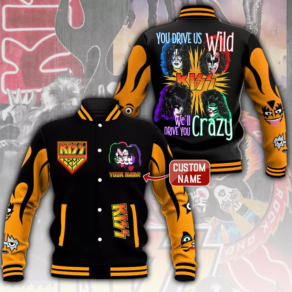 Kis Band Music Baseball Jacket For Fan