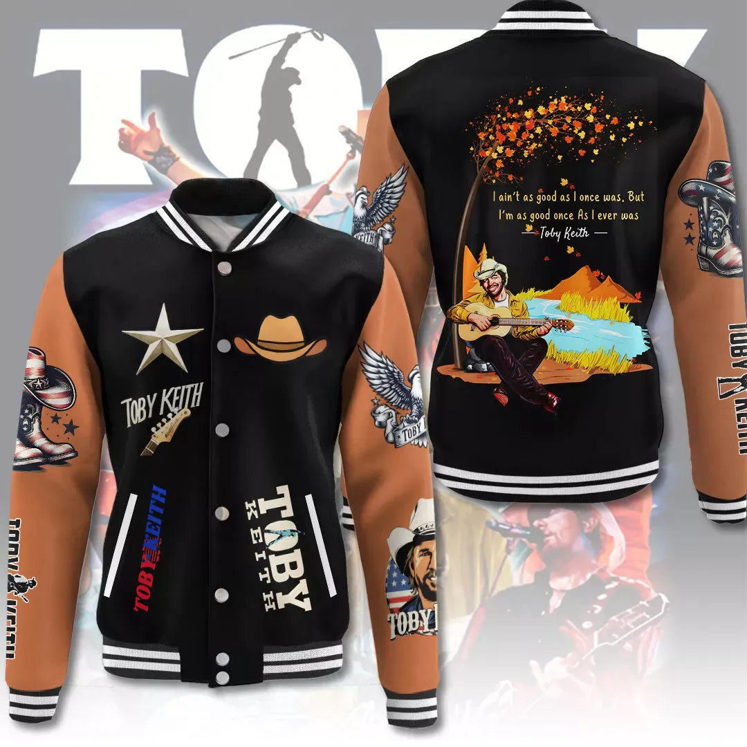 Toby Keith Music Baseball Jacket For Men Women
