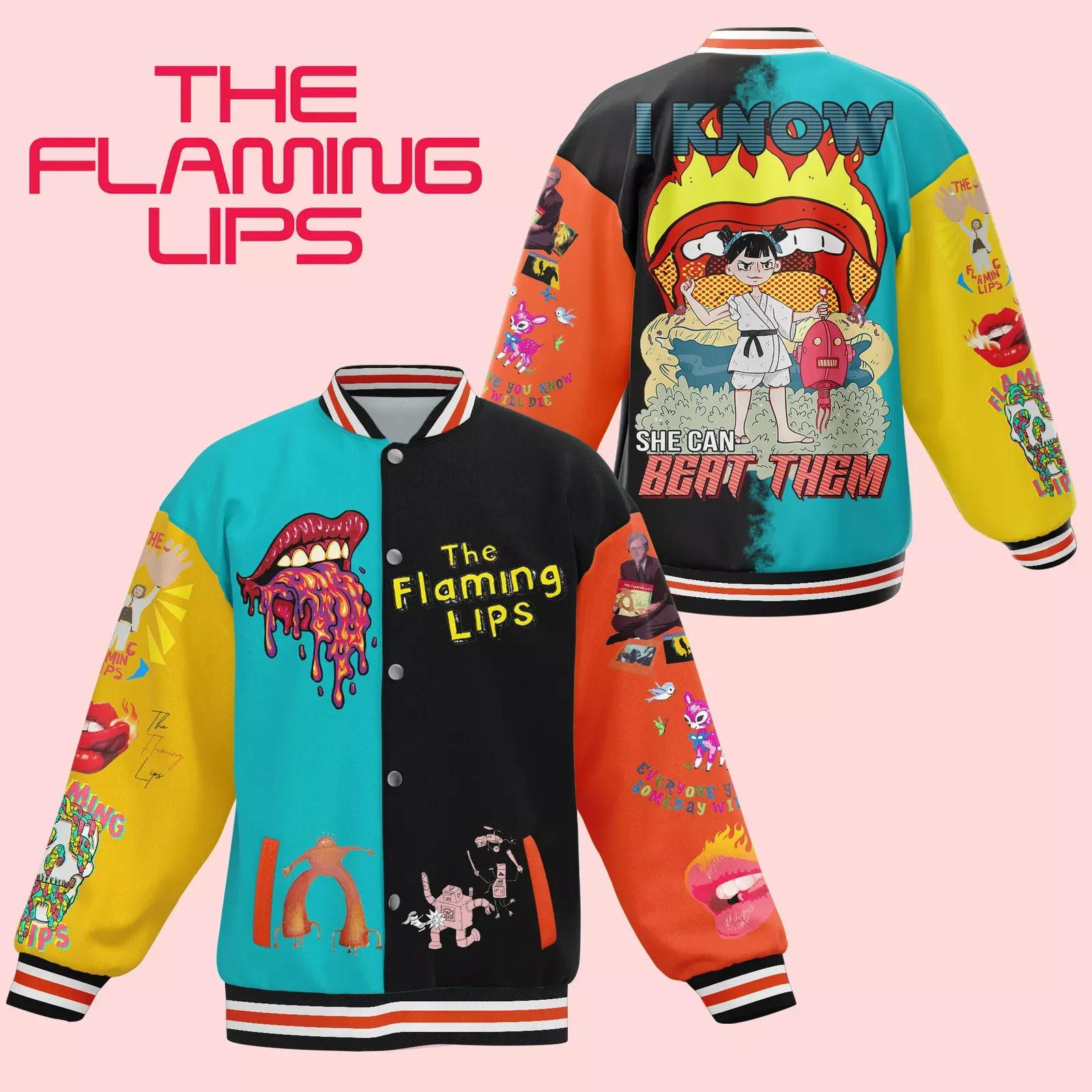 The Flaming Lips New Baseball Jacket For Fan