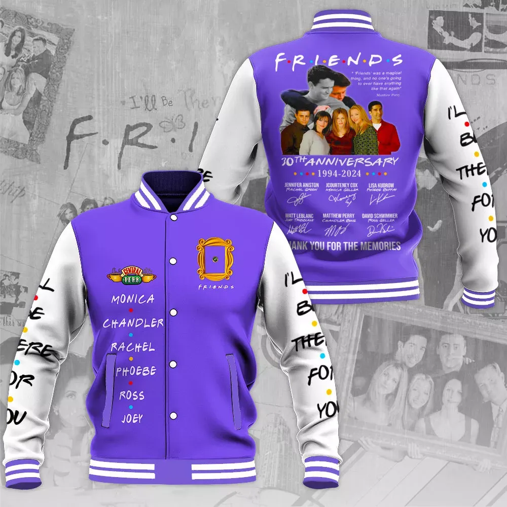 Friends Tv Series Baseball Jacket For Fans