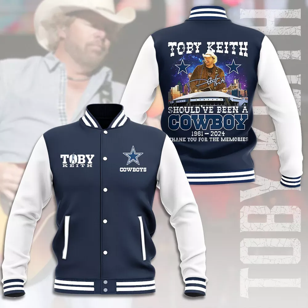 Toby Keith Music Relaxed Fit Baseball Jacket For Fan
