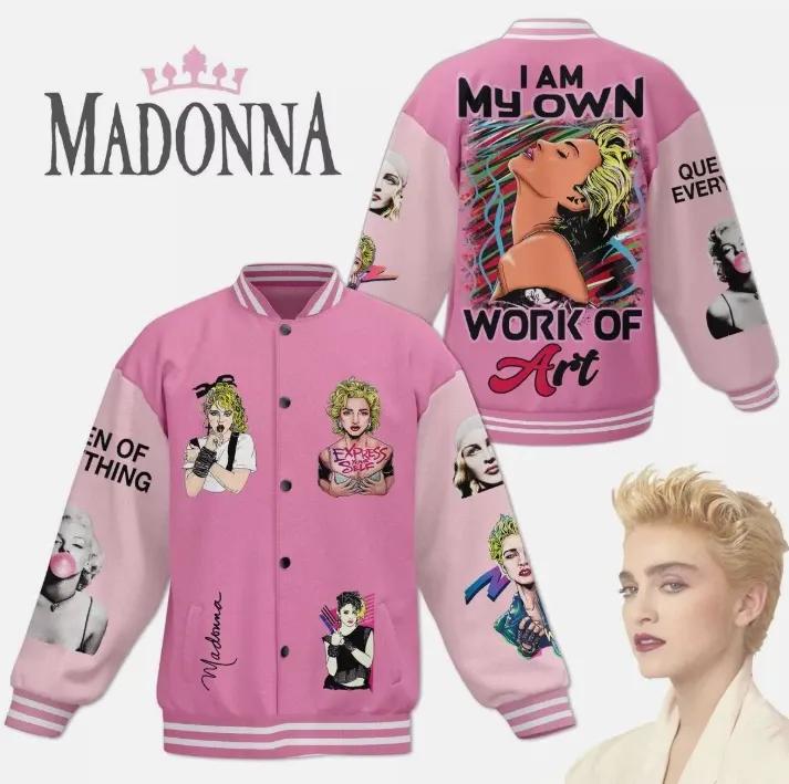 Madonna New Baseball Jacket For Fan