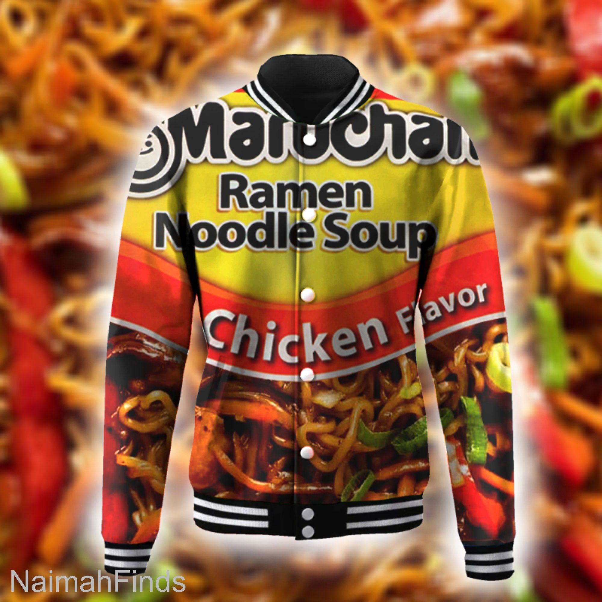 Maruchan Ramen Noodle Soup Chicken Flavor Baseball Jacket