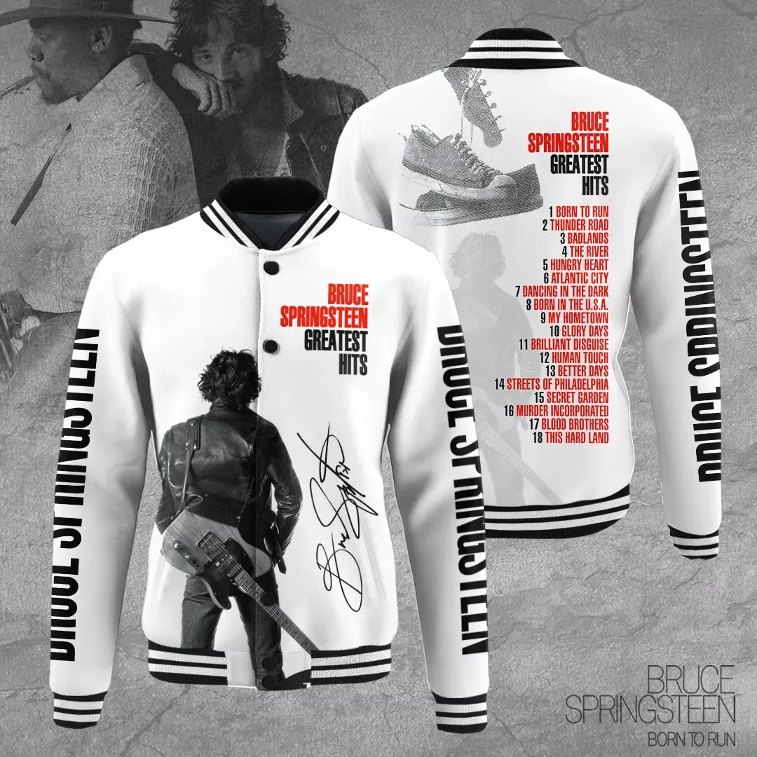 Bruce Springsteen Music Baseball Jacket Gift For Fan