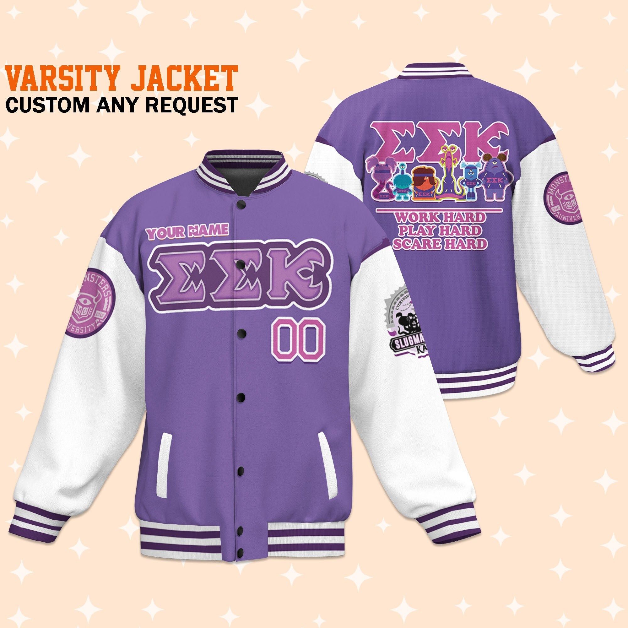 Customized Monster University Ssk Uniform Baseball Jacket
