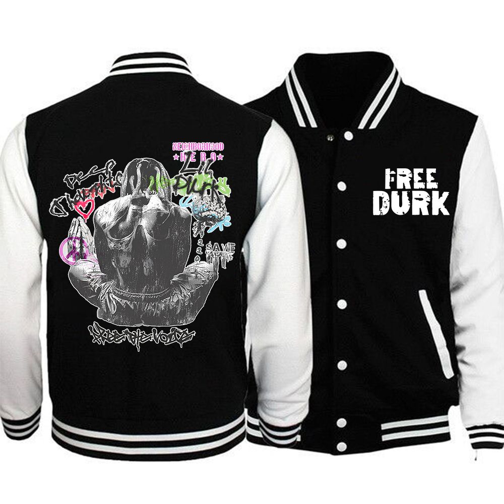 Lil Durk Deep Thoughts 2025 Graphic Baseball Jacket