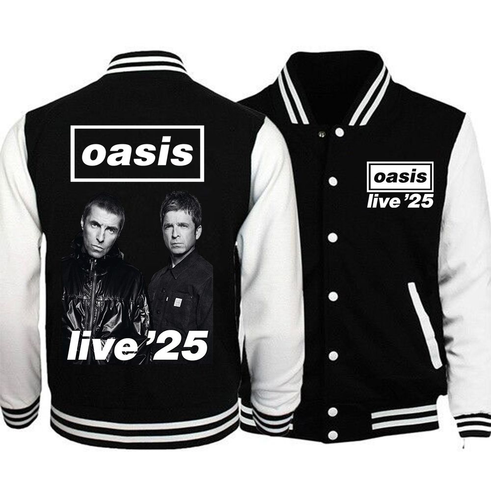 Oasis Live 25 Tour Baseball Jacket Special Gift For Men Women