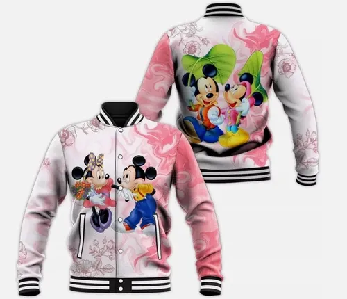 Mickey Baseball Jacket For Fan Good Design New Shirt