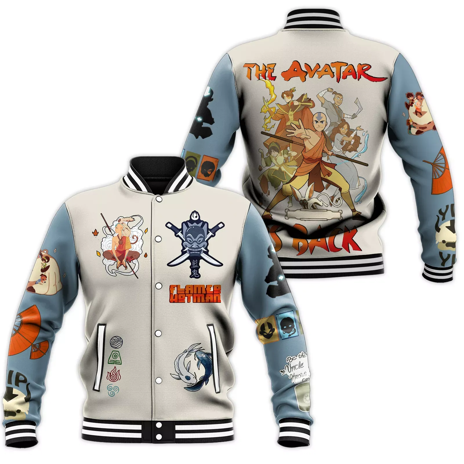 The Last Airbender Is Back Baseball Jacket