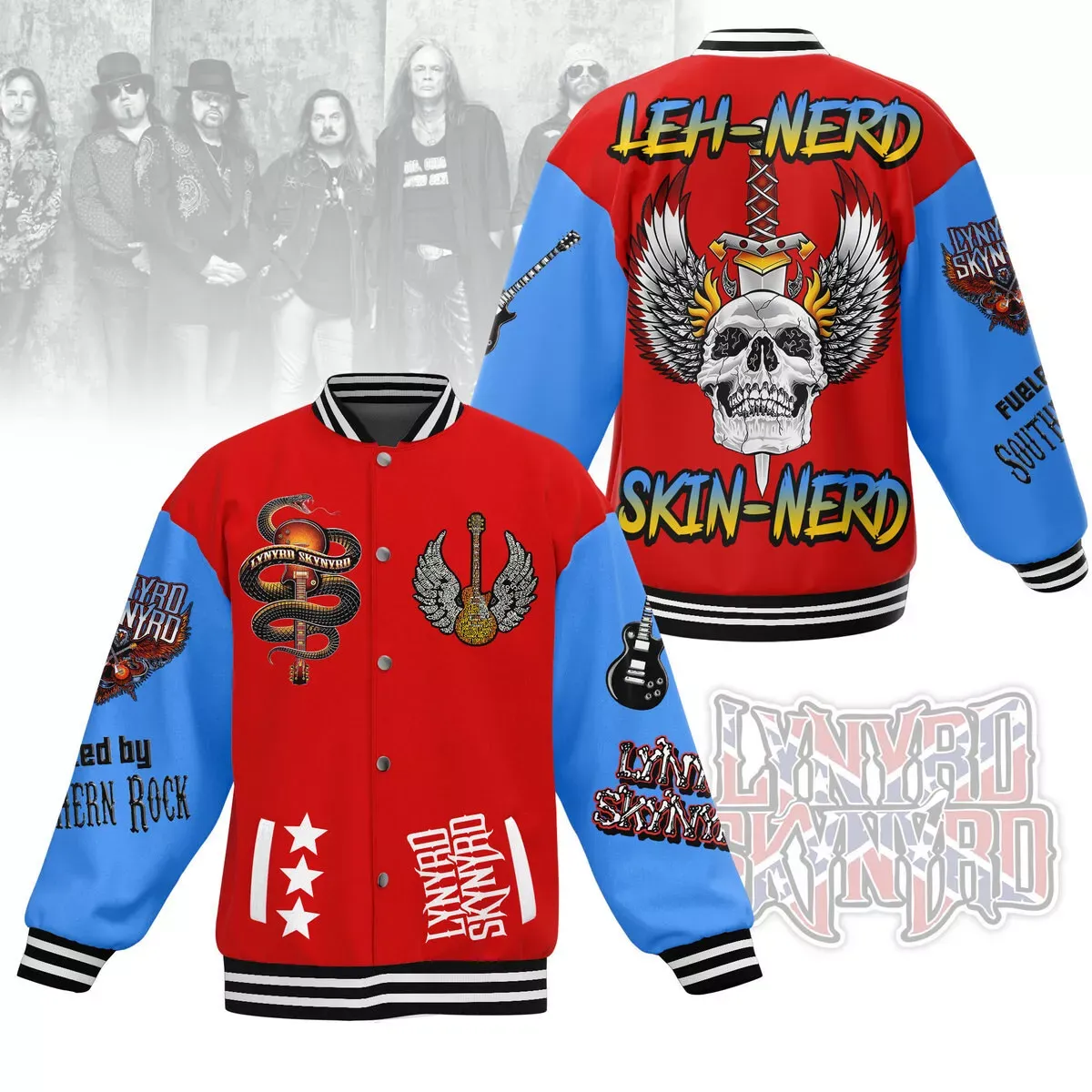 Lynyd Skynrd Baseball Jacket For Fan