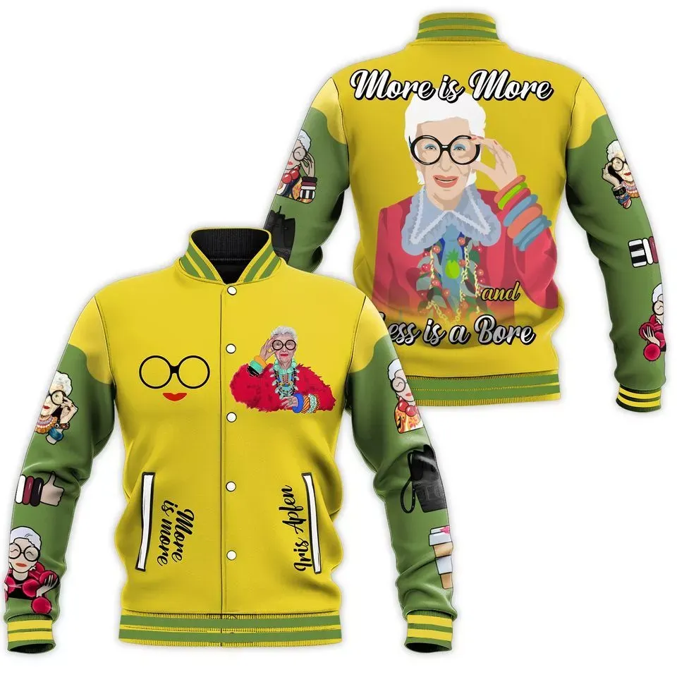 Iris Apfel Baseball Jacket Rip Iris Apfel Jacket