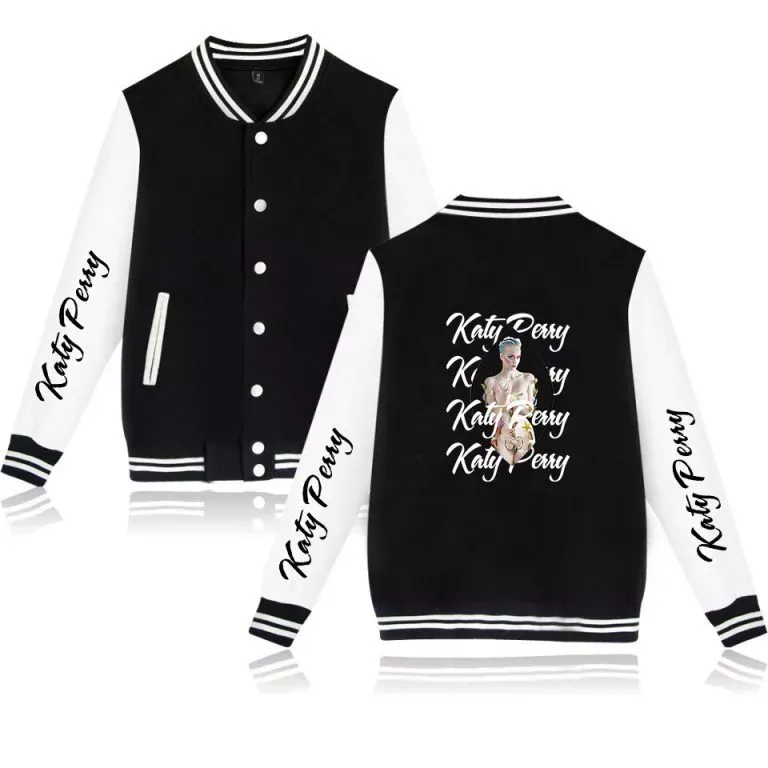 Katy Perry Black Baseball Jacket Special Gift For Men Women