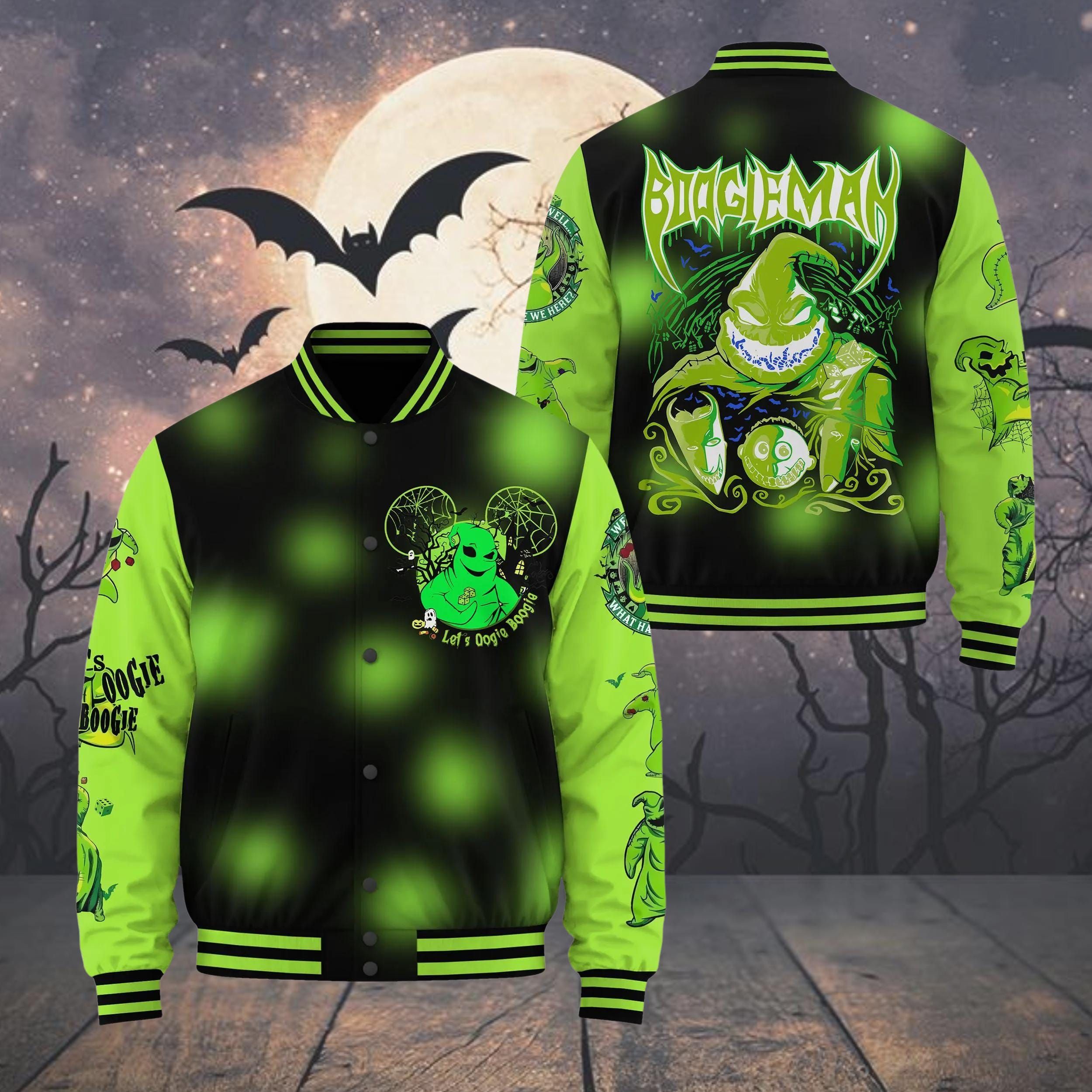 Halloween Baseball Jacket Nightmare Before Baseball Jacket Spooky Season Gift