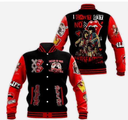 Rock Band Music Baseball Jacket For Fan