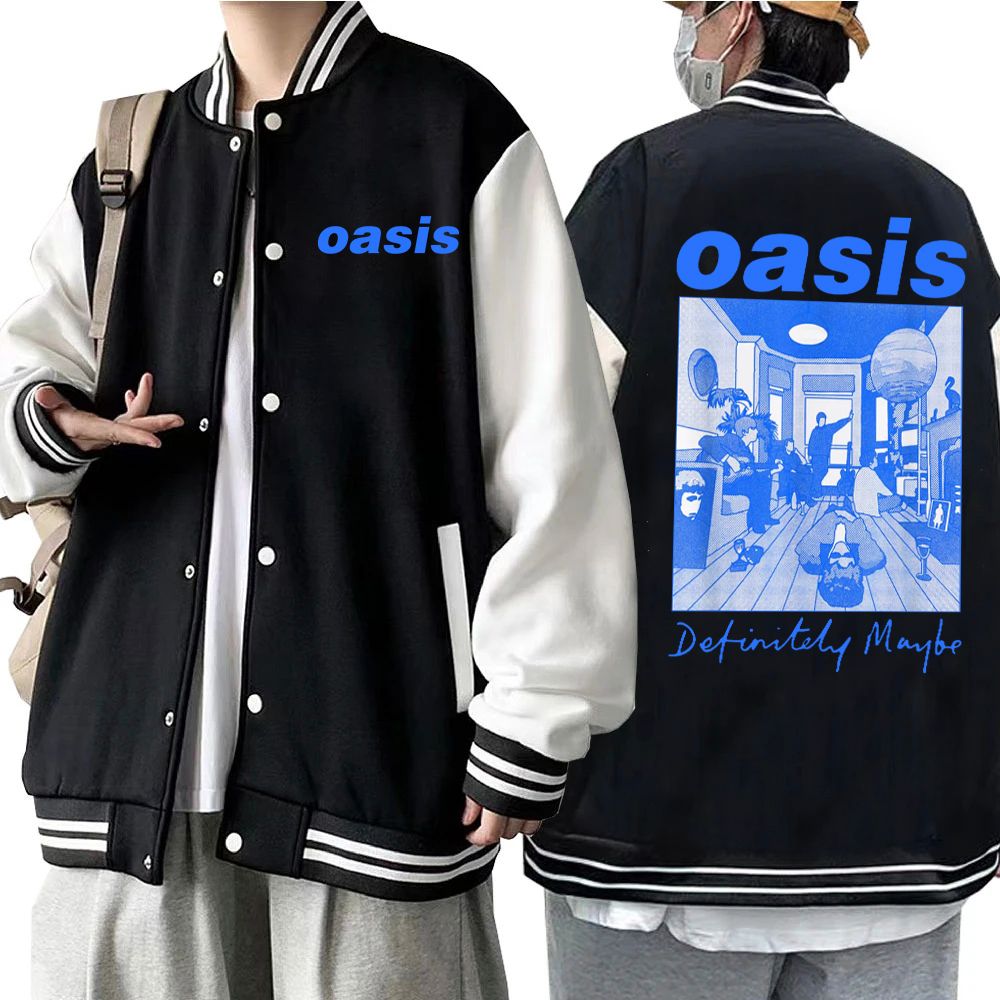 Oasis Definitely Maybe Baseball Jacket Special Gift For Men Women