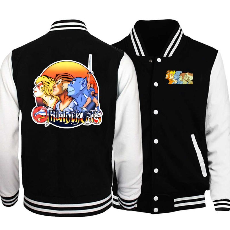 Thundercats Baseball Jacket Print Anime Baseball Jacket