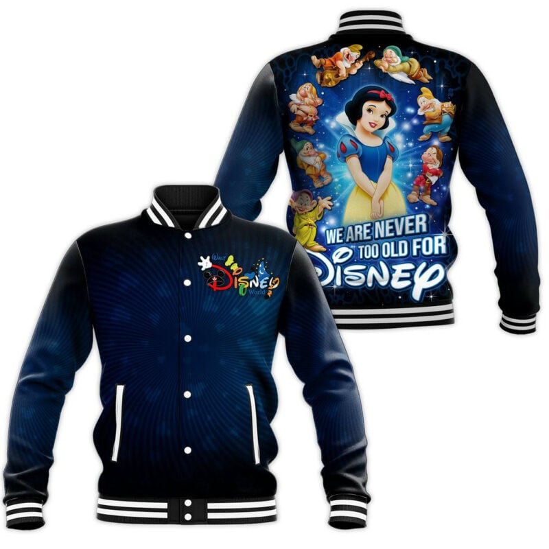 We Are Never Too Old For Snow Princess Baseball Jacket