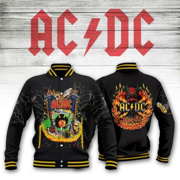 Ac Dc Music Band 6K915 Gift For Fan Baseball Jacket
