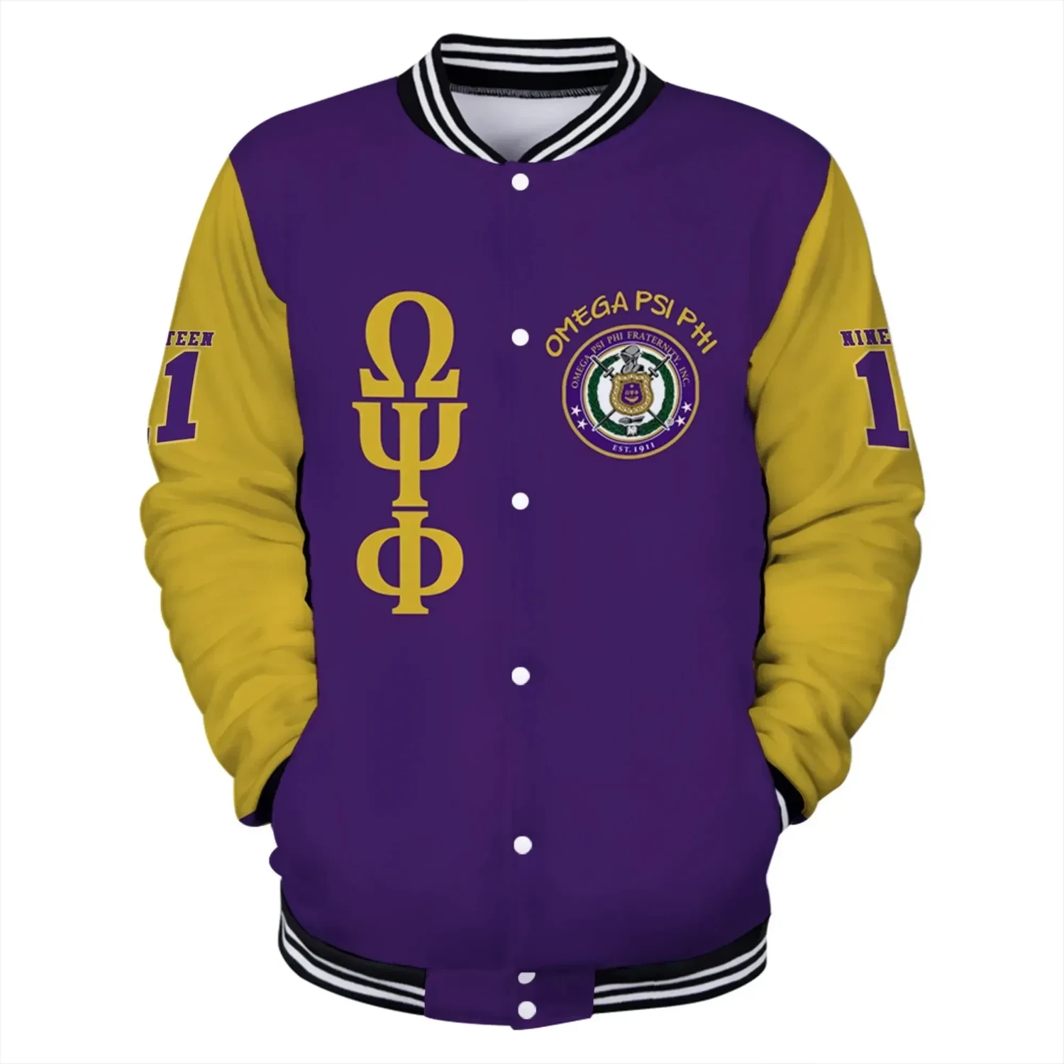Omega Psi Phi 38 Baseball Jacket Special Gift For Men Women