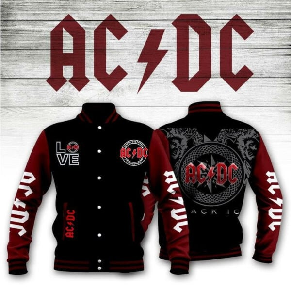 Ac Dc Music Band 6K916 Gift For Fan Baseball Jacket