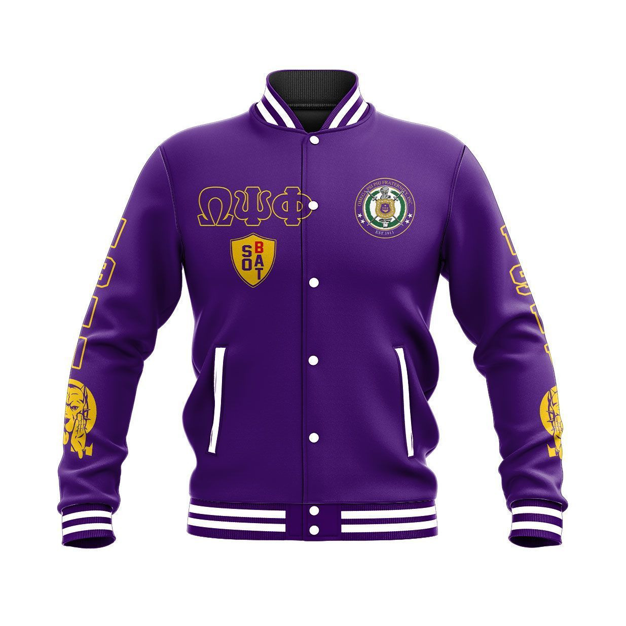 Omega Psi Phi Edsel Baseball Jacket Special Gift For Men Women