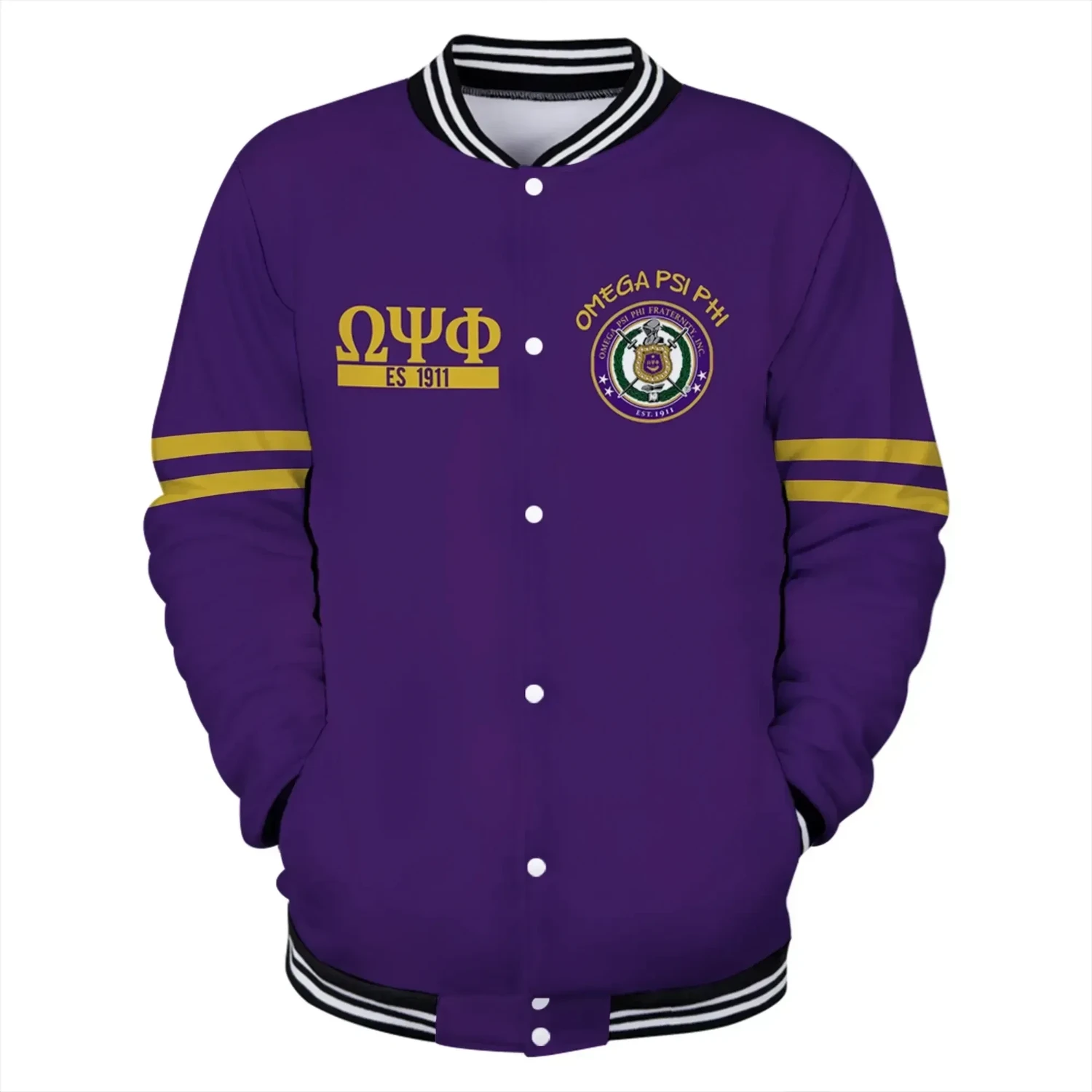 Omega Psi Phi 39 Baseball Jacket Special Gift For Men Women