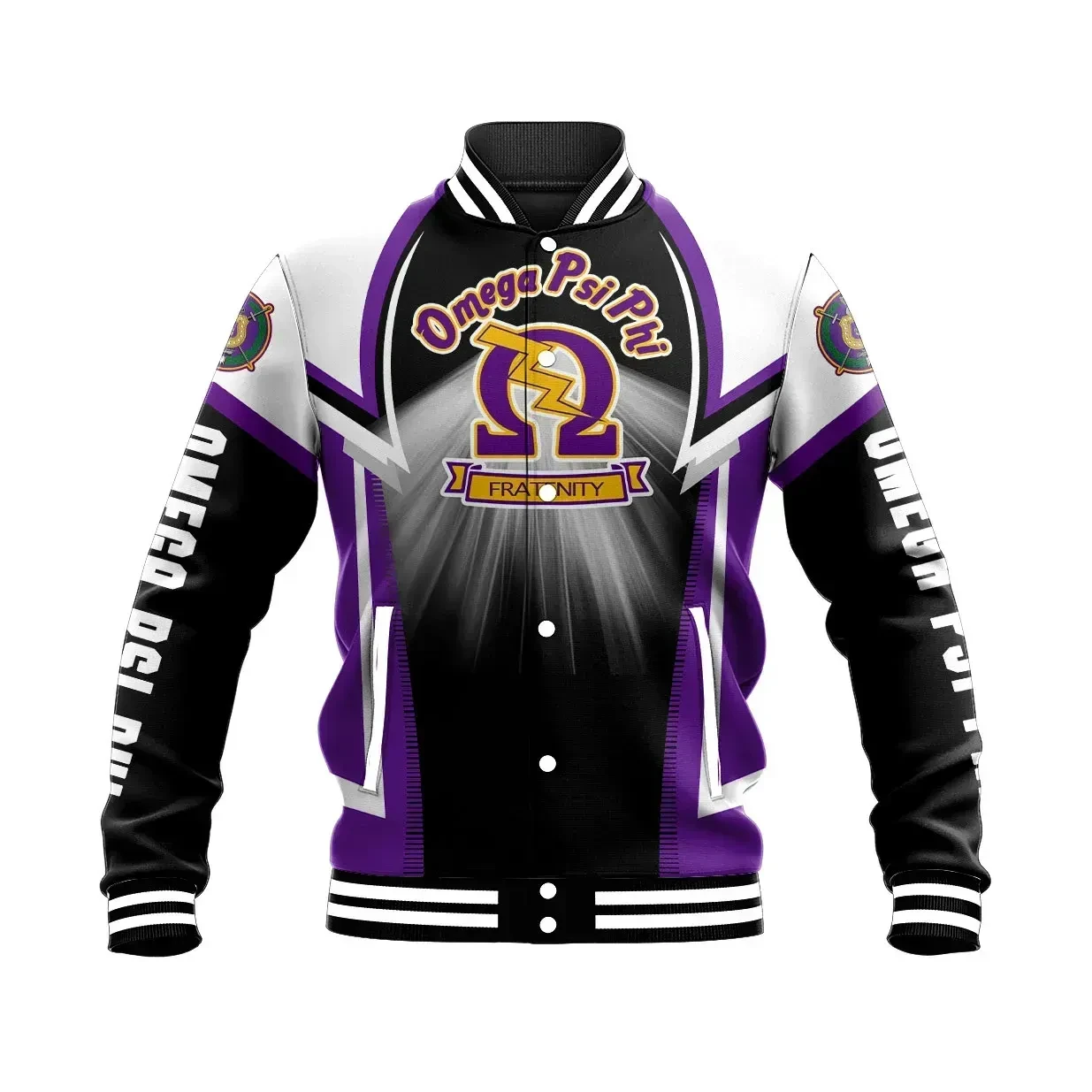 Shining Omega Psi Phi Baseball Jacket Special Gift For Men Women