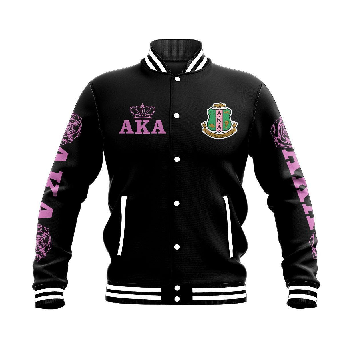 Roses Aka Sorority Baseball Jacket Special Gift For Men Women