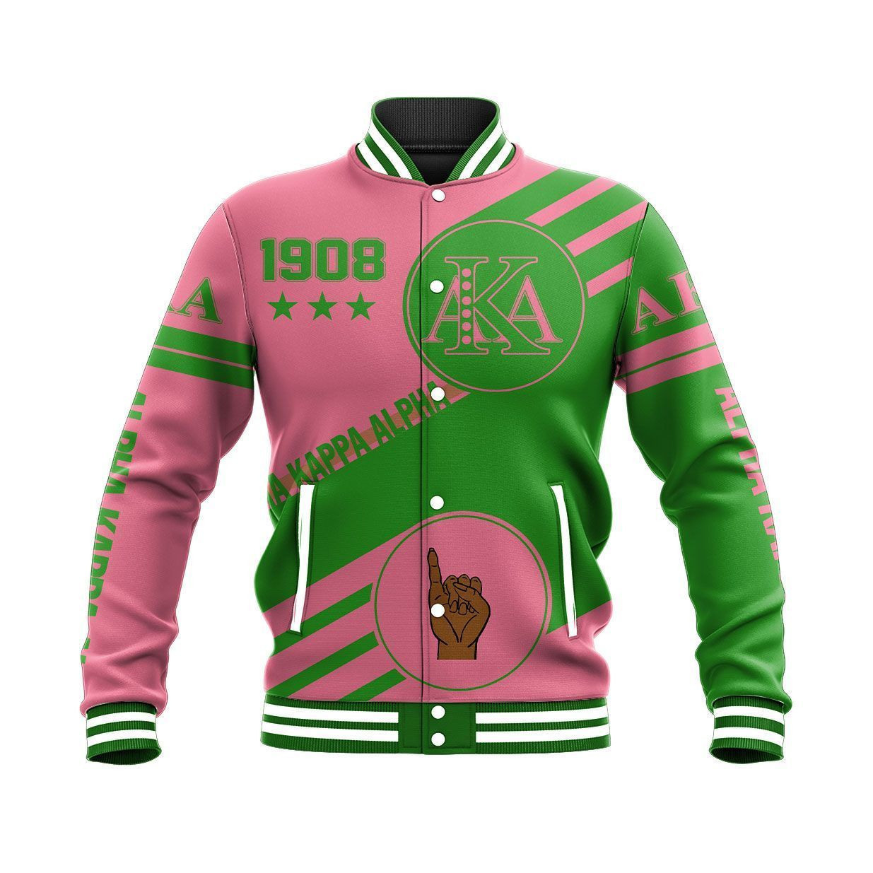 Gette Jacket Aka Sorority Swift Balls Baseball Jacket