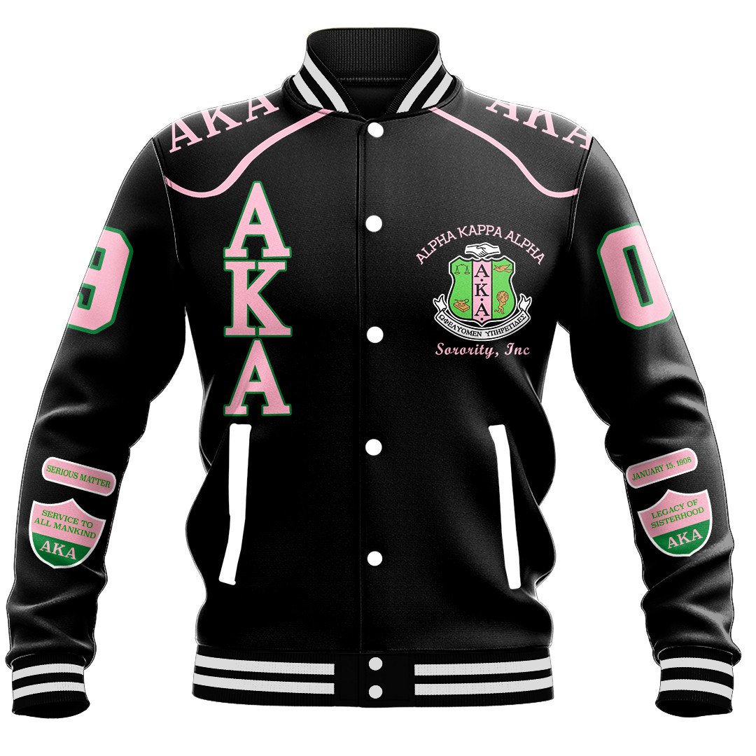 Ivy League Aka Sorority Sorority Baseball Jacket