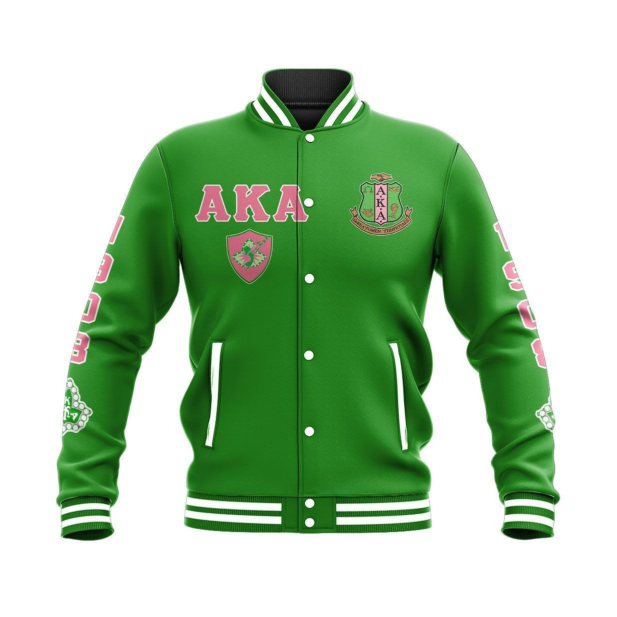Gette Jacket Aka Sorority Edsel Baseball Jacket