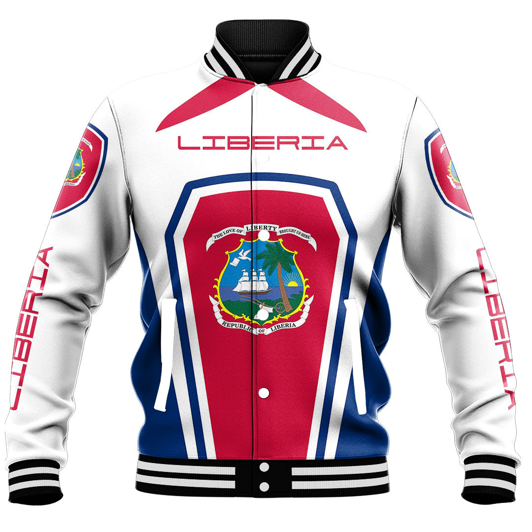 Liberia Formula One Style Baseball Jacket