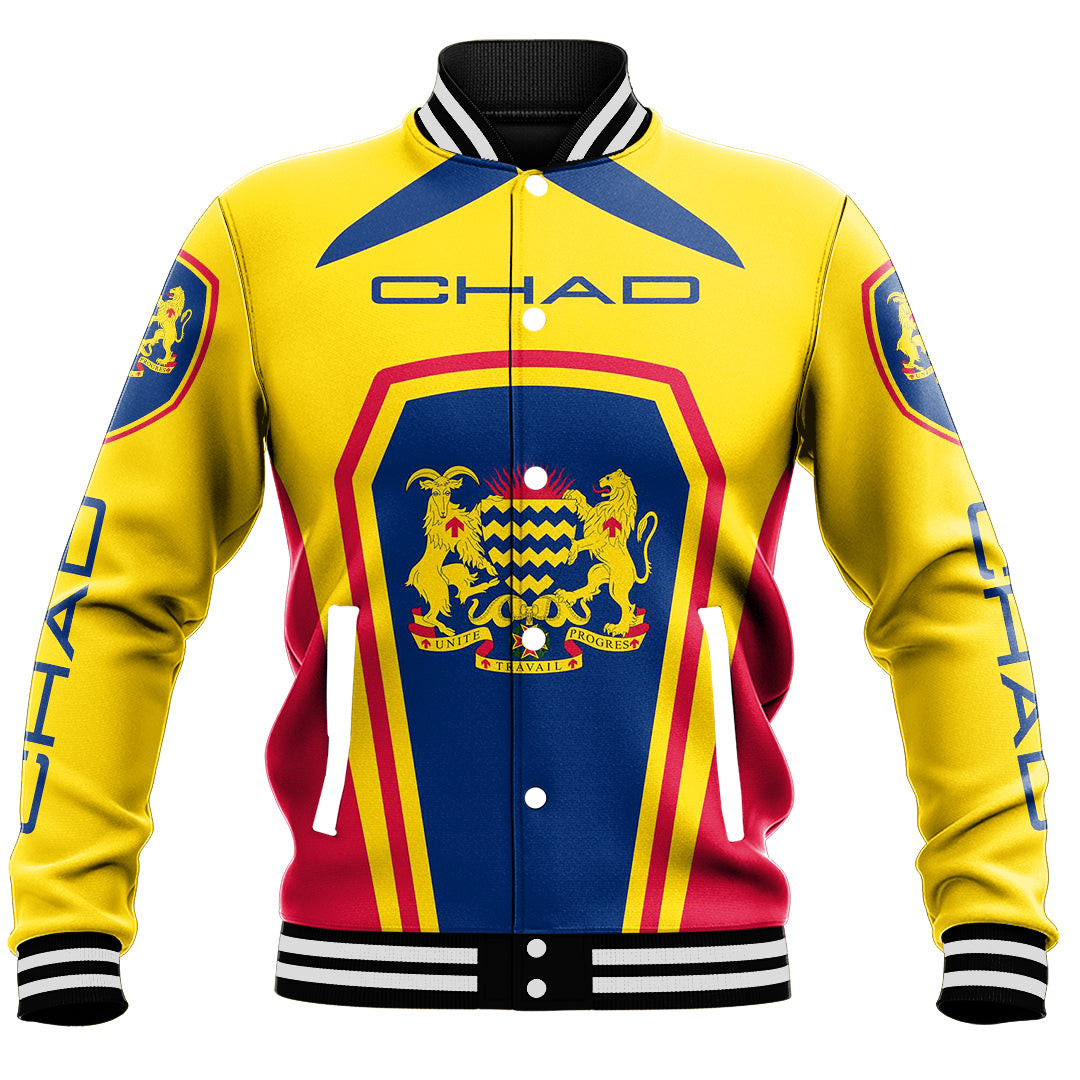 Chad Formula One Style Baseball Jacket Special Gift For Men Women