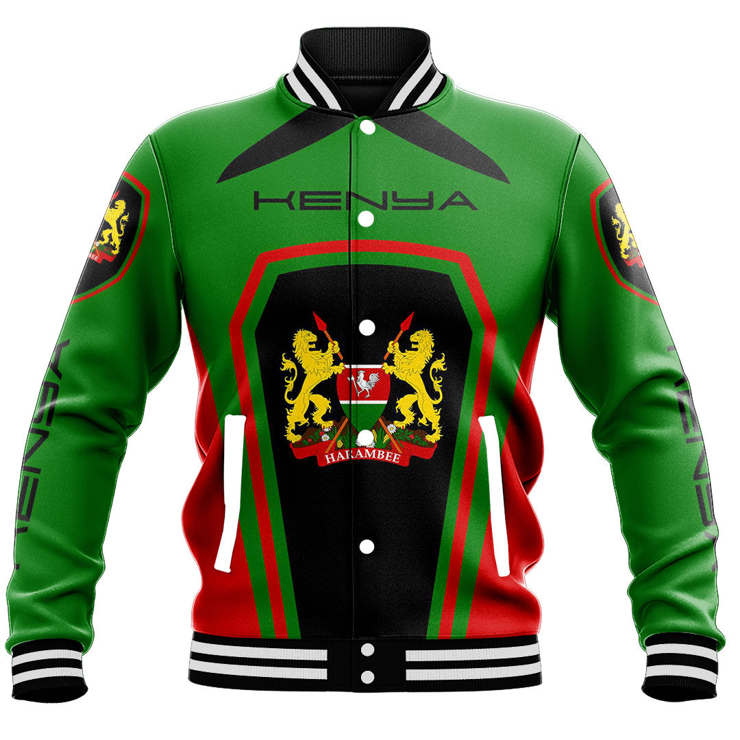 Kenya Formula One Style Baseball Jacket