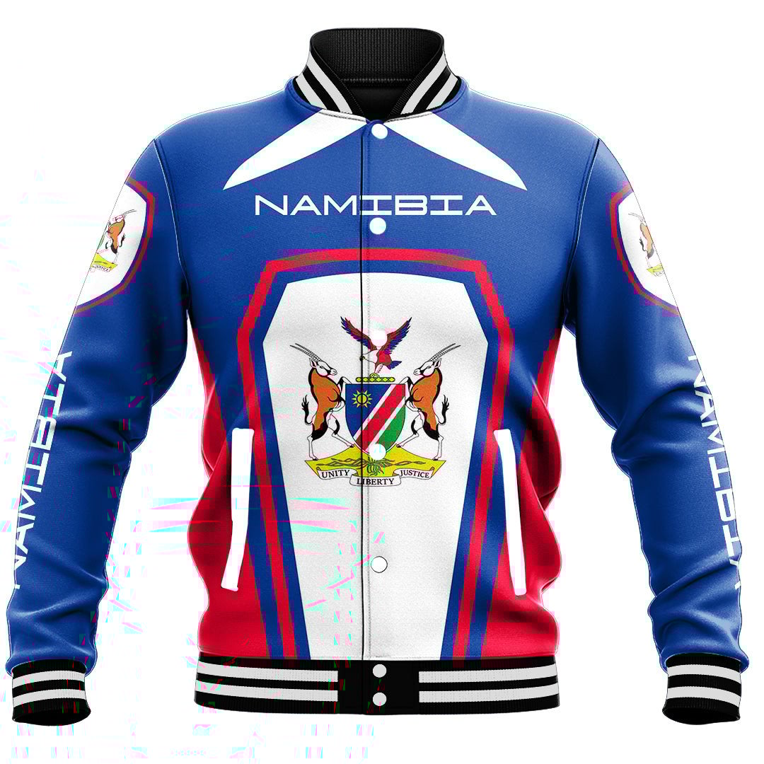 Namibia Formula One Style Baseball Jacket