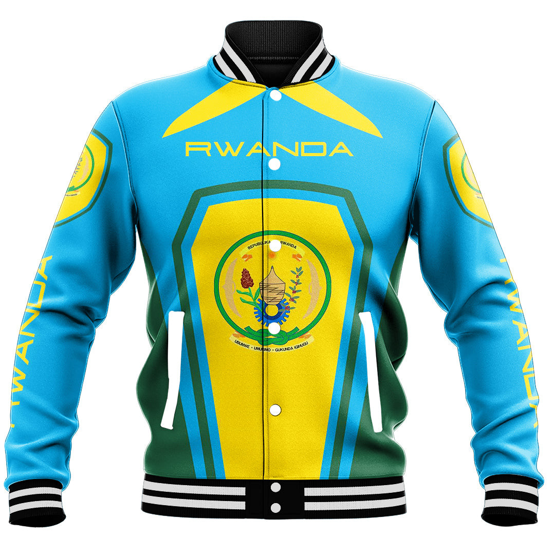 Rwanda Formula One Style Baseball Jacket
