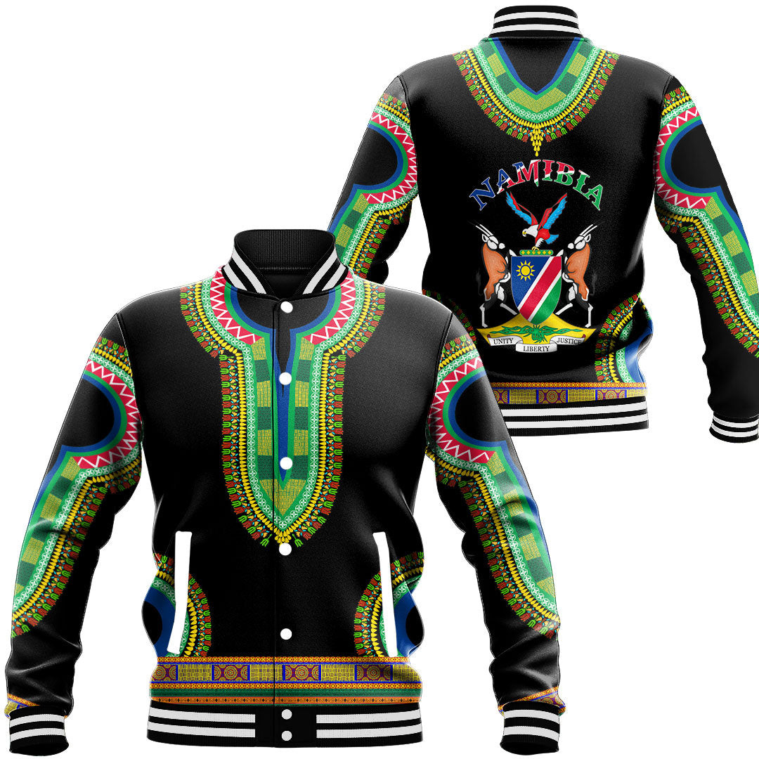 Namibia Baseball Jackets Button For Men Women