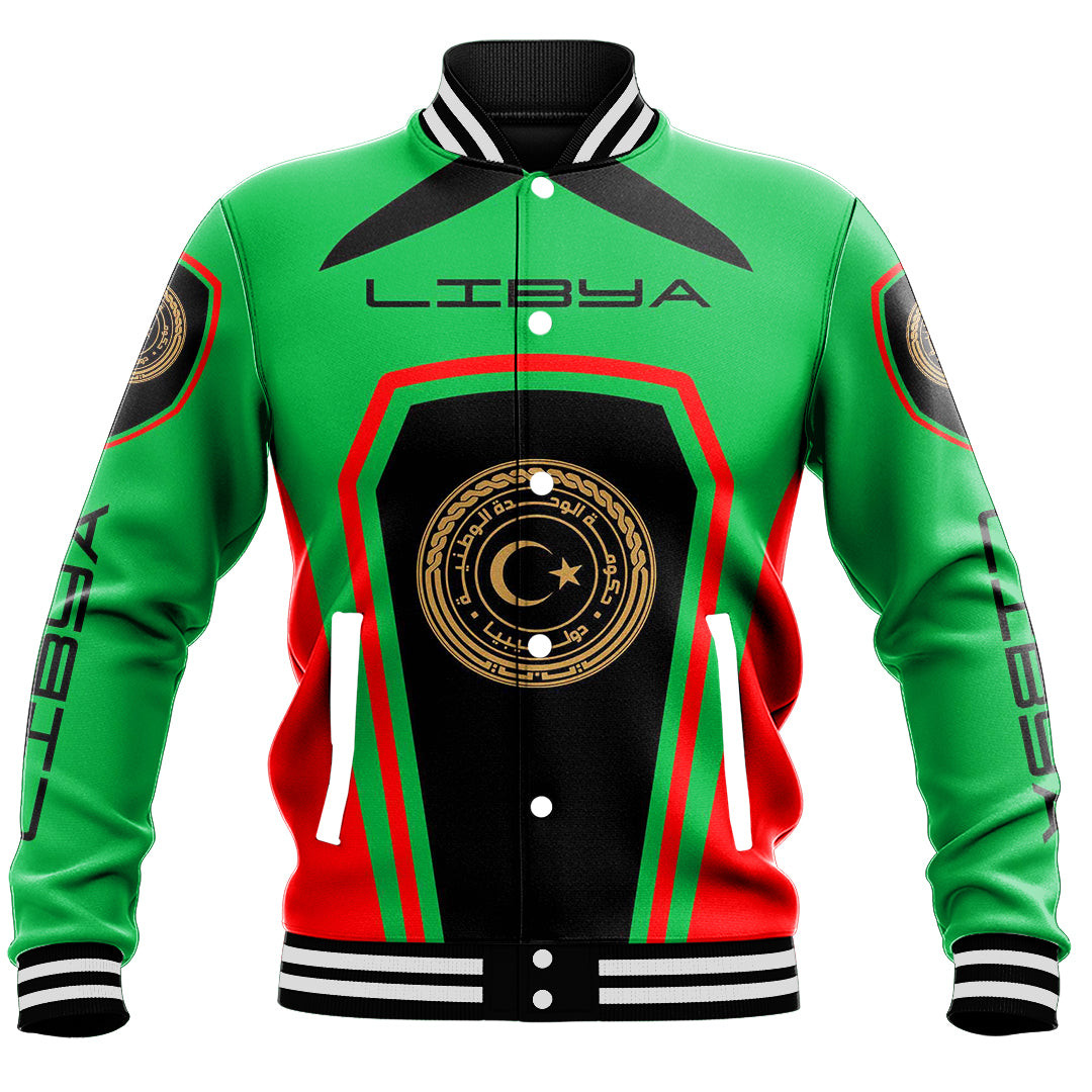 Libya Formula One Style Baseball Jacket