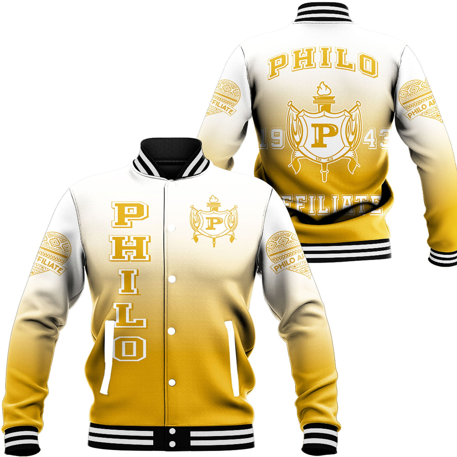 Philo Affiliates Gradient Baseball Jackets