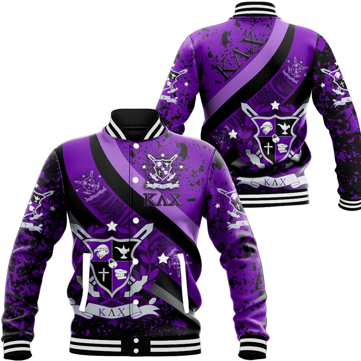 Klc Special Baseball Jacket Collar Varsity Cut For Men Womens