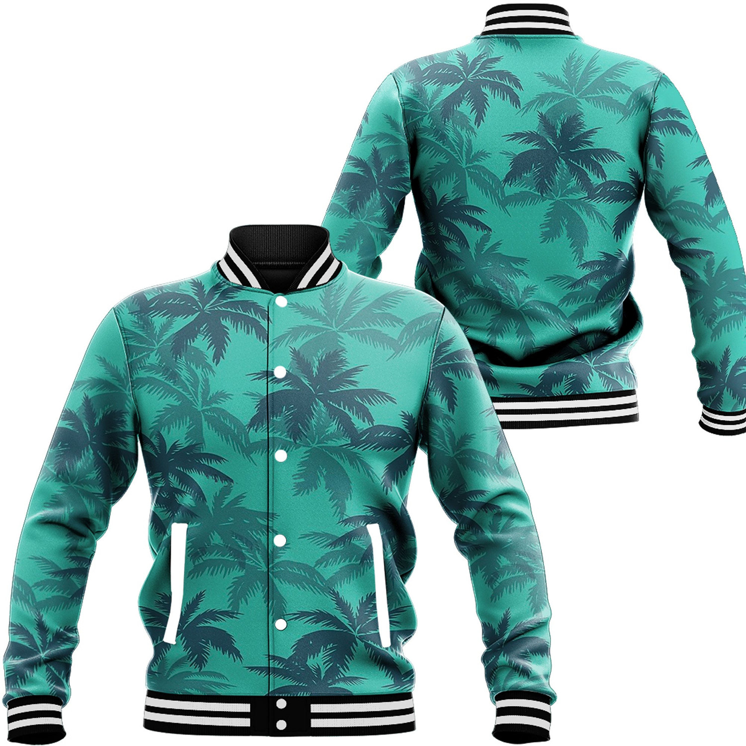 Vc City Tommy Style Baseball Jackets Button For Men Women